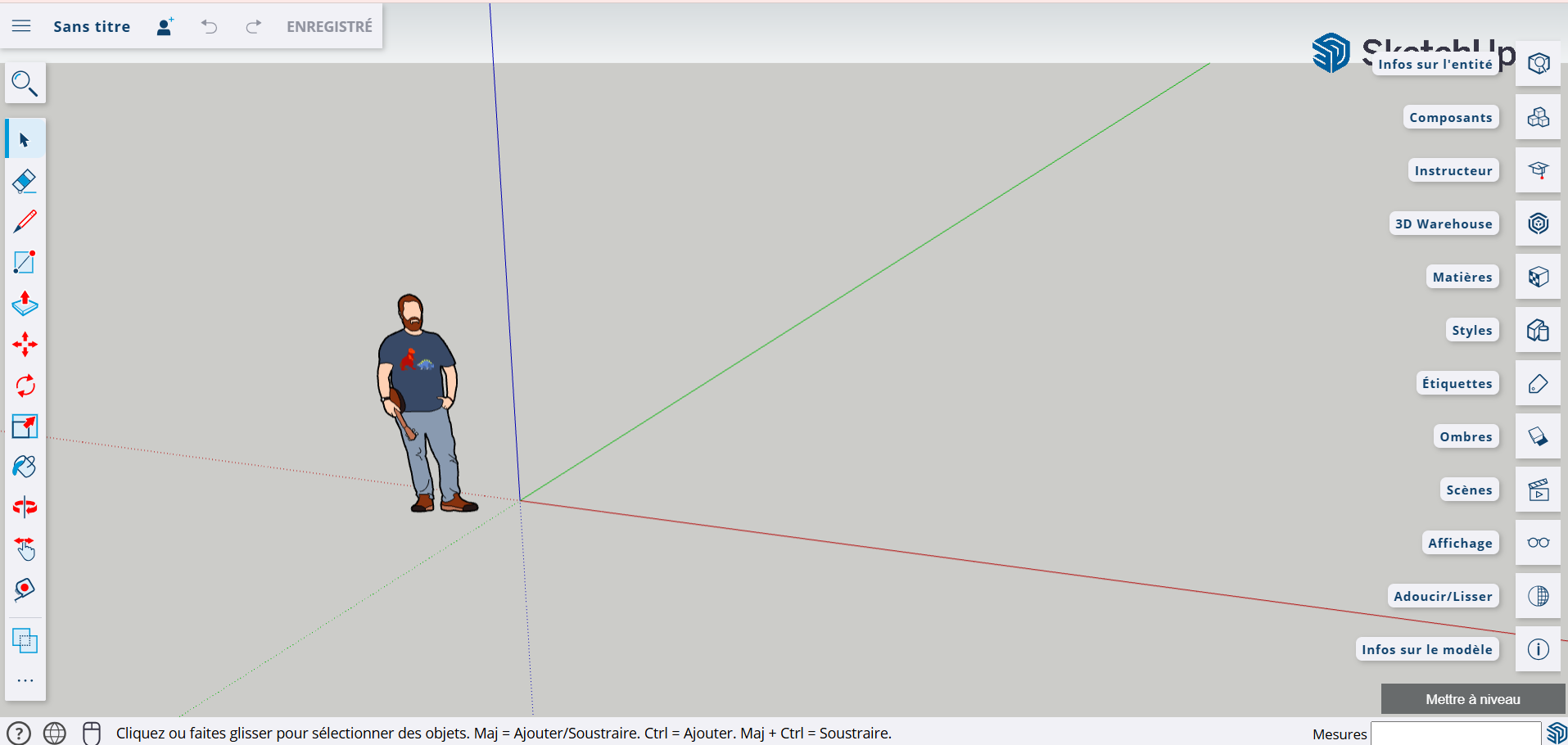 interface sketchup gratuit